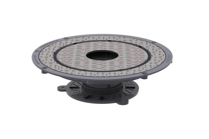 SQUARE DRAIN CONNECTOR PVC