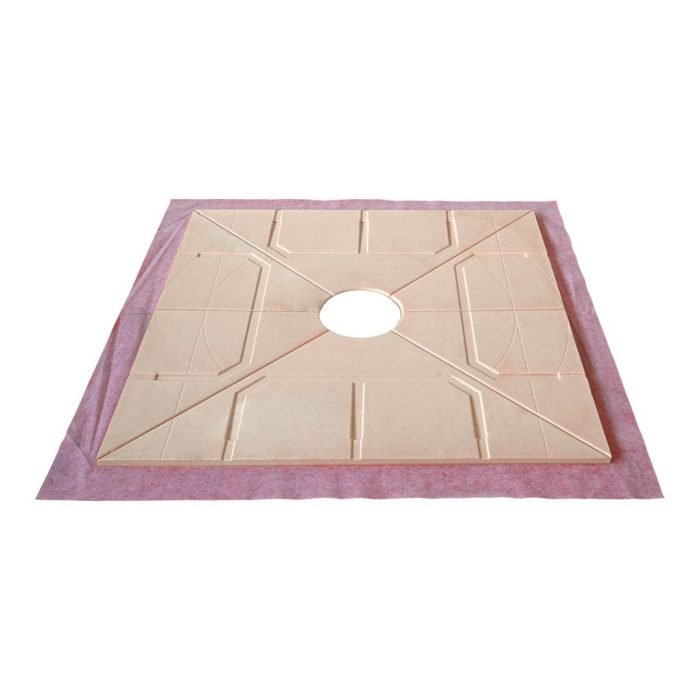 WATER-STOP HEAVY DUTY SHOWER TRAY 72" x 72" CENTER FOUR SLOPES - Image 4