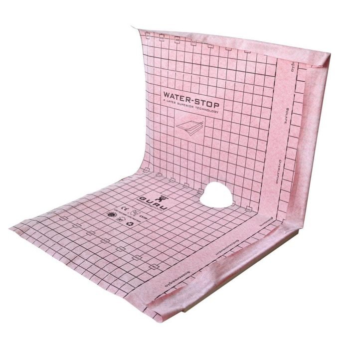 WATER-STOP HEAVY DUTY SHOWER TRAY 36" x 60" CENTER FOUR SLOPES
