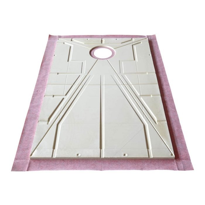 WATER-STOP HEAVY DUTY SHOWER TRAY 36" x 60" OFF CENTER FOUR SLOPES - Image 3