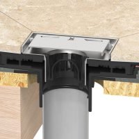 SQUARE DRAIN CONNECTOR PVC - Image 2